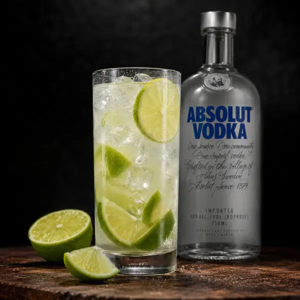 Caipifruta com Absolut